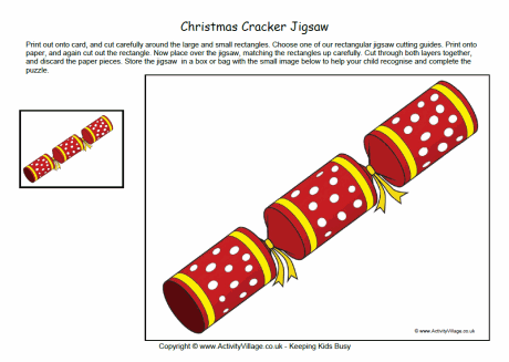 Christmas cracker jigsaw Christmas cracker jigsaw