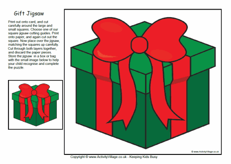 Christmas present jigsaw 2 Christmas present jigsaw 2