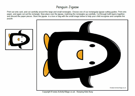 Penguin Jigsaw Penguin Jigsaw