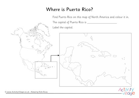 Puerto Rico Location Worksheet