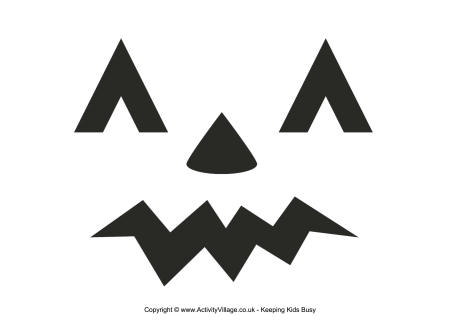 Pumpkin carving template 4