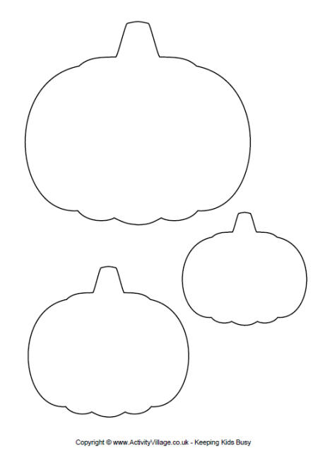 Pumpkin template