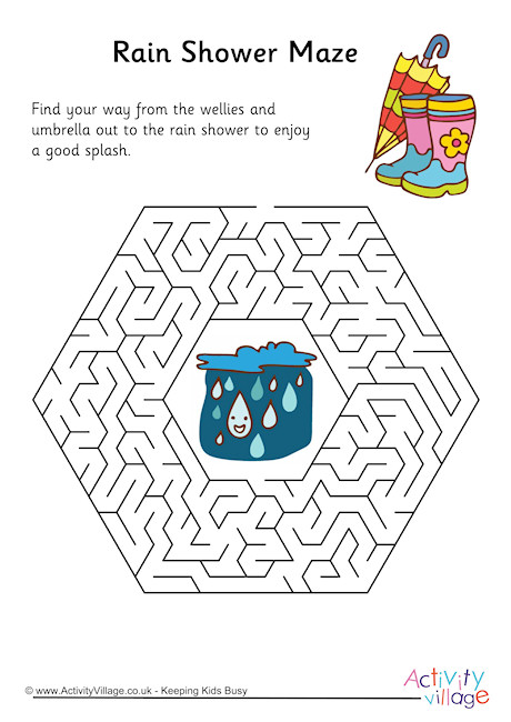 Rain Shower Maze
