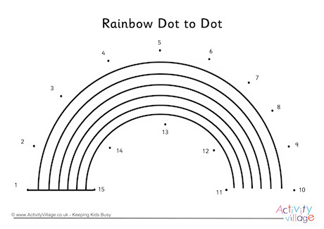 Rainbow  Dot to Dot