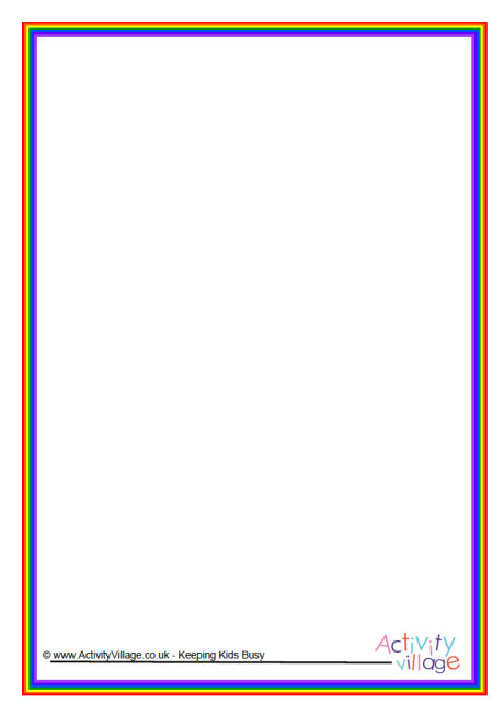 Rainbow Frame - Portrait