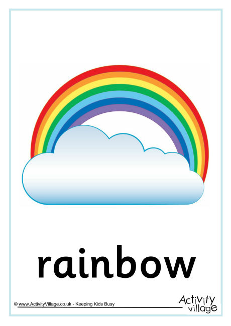 Rainbow poster 4