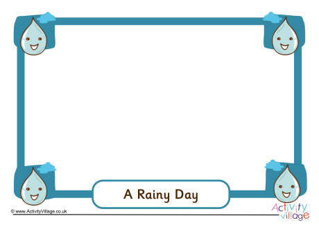 Rainy Day Picture Frame