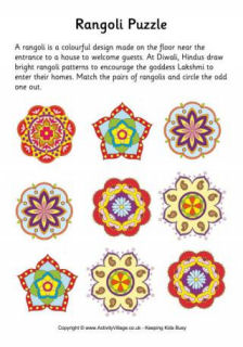 Rangoli Puzzles