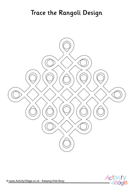 Rangoli tracing page 2