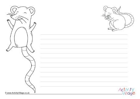 Rat writing paper 2