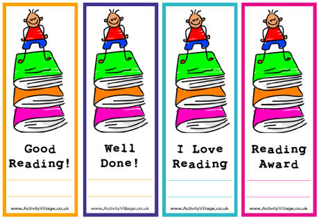Reading Award Bookmarks