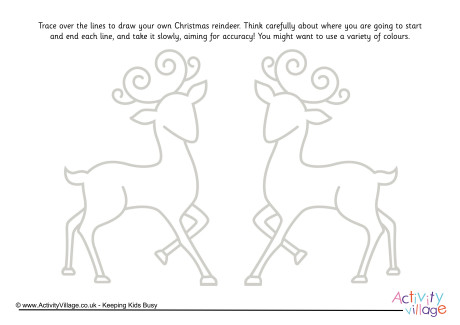 Reindeer pencil control 