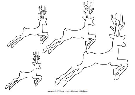 Reindeer template