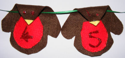 Robin Advent Calendar Craft