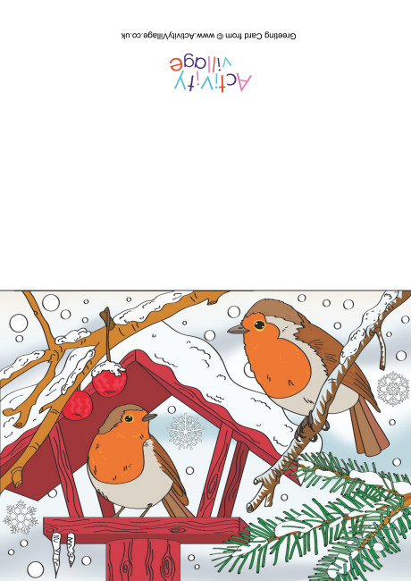 Robins Scene Card