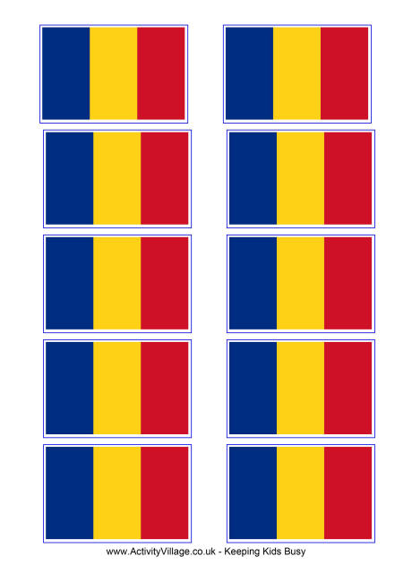 Romania flag printable