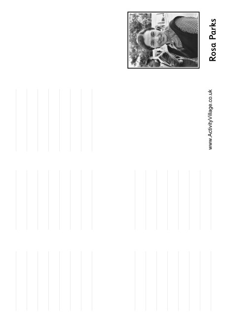 Rosa Parks Booklet Rosa Parks Booklet