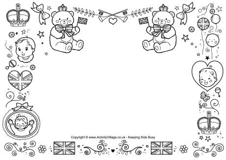 Royal baby frame - landscape