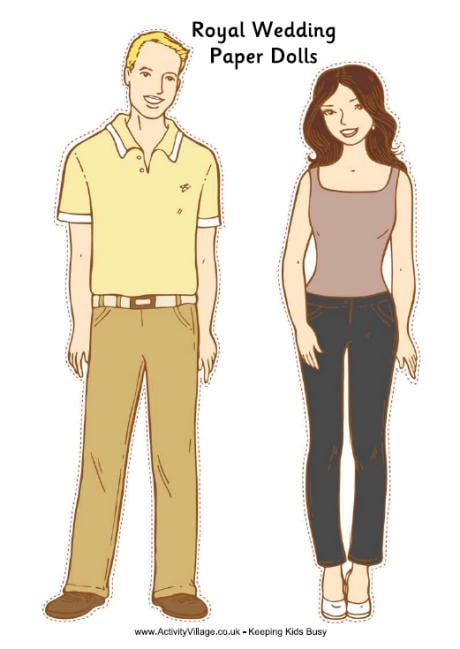 Royal Wedding paper dolls Royal Wedding paper dolls