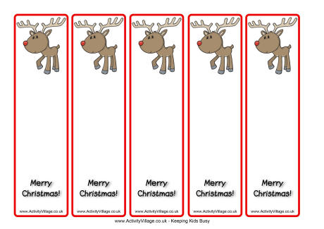 Rudolph bookmarks Rudolph bookmarks