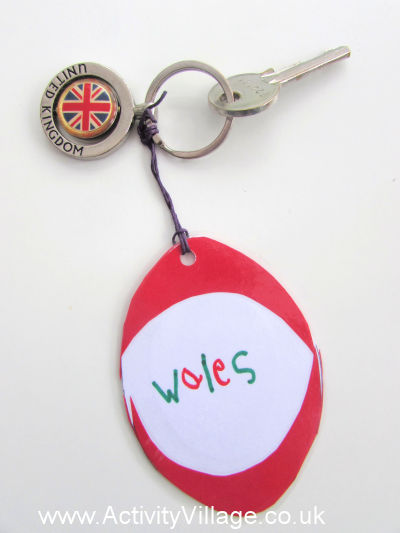 Rugby Keyring