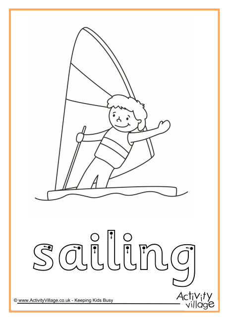 Sailing Finger Tracing