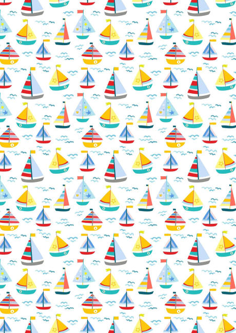 Sailing scrapbook paper