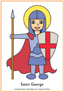 Following in his father's steps, he became a soldier and quickly rose in the ranks of the roman army st. St George S Day Printables