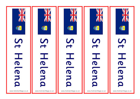 Saint Helena bookmarks