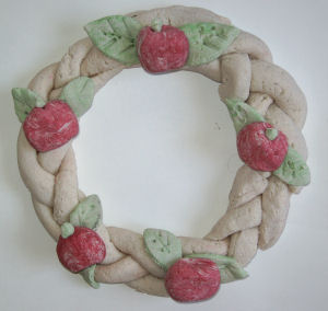 Salt dough wreath