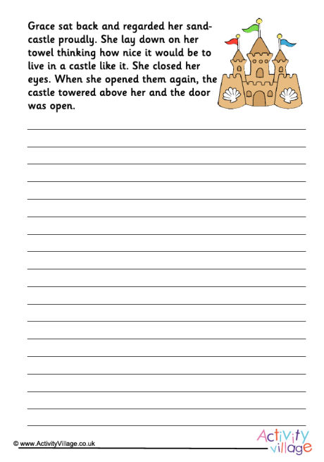 Sandcastle Story Starter