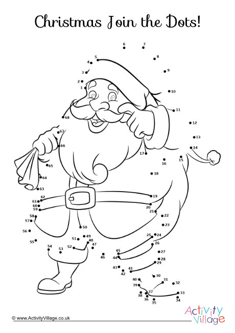 Santa Claus Dot To Dot 4