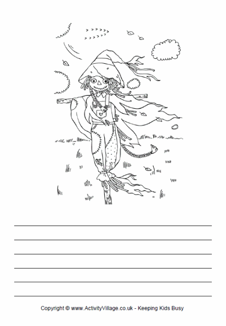 Scarecrow story paper
