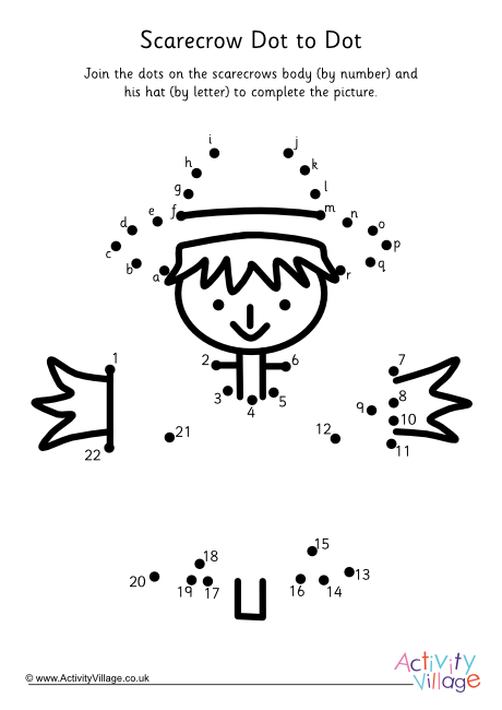 Scarecrow dot to dot