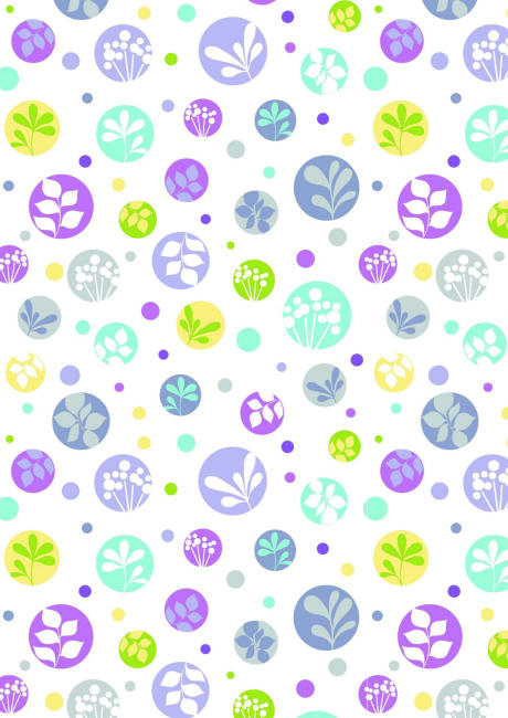 Scrapbook paper - nature dots