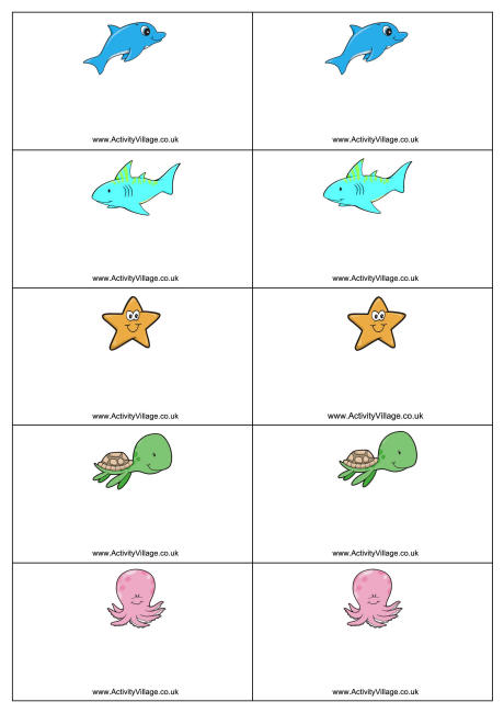 Sea creature name badges