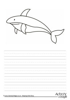 Sea Creature Story Paper