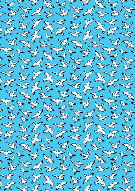 Seagull scrapbook paper