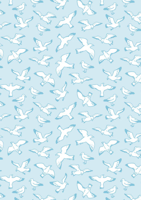 Seagull scrapbook paper washed