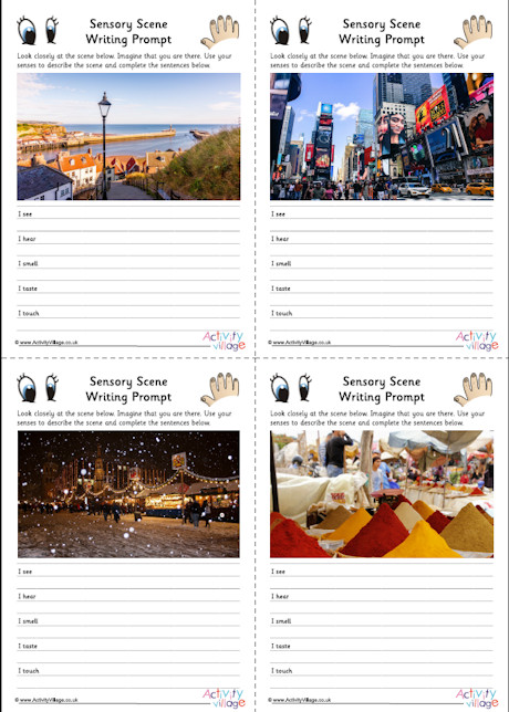 Sensory scene writing prompts Sensory scene writing prompts