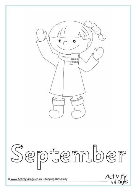 September finger tracing