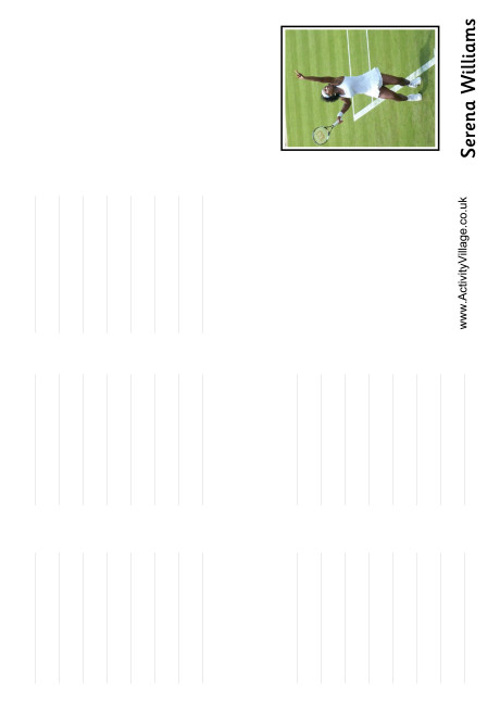 Serena Williams Booklet Serena Williams Booklet