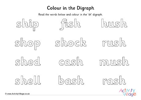 Sh Digraph Colour In