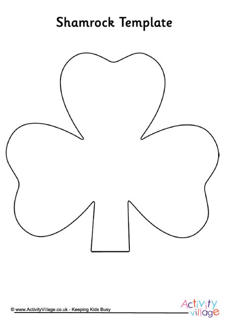 Shamrock template 2 Shamrock template 2