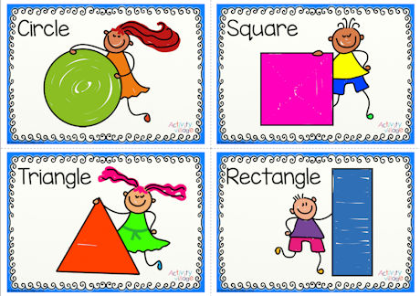 Shape posters - first 4 shapes