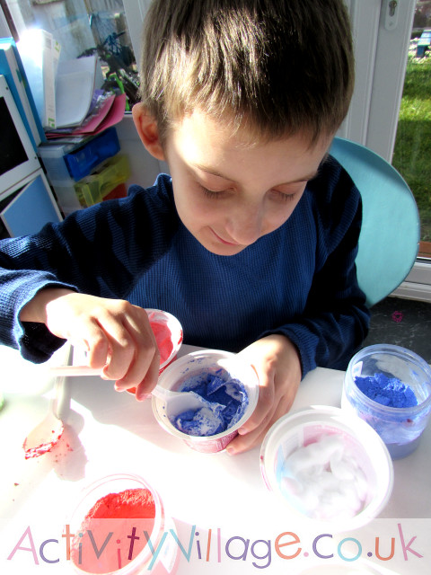 Shaving Foam Painting