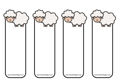 Sheep Bookmarks