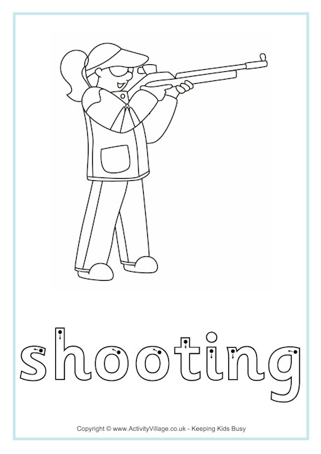 Shooting finger tracing