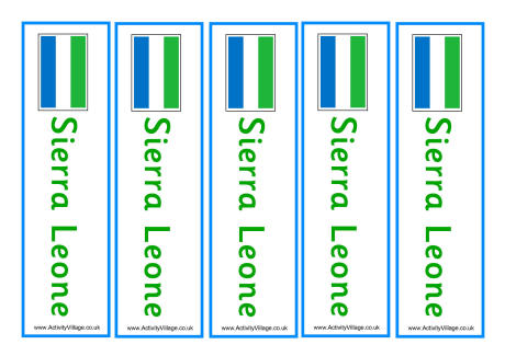 Sierra Leone bookmarks