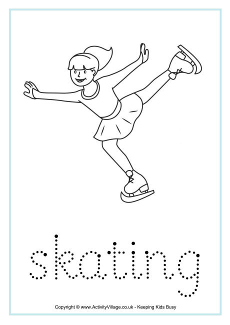 Skating tracing